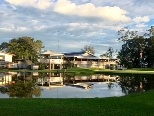 Clubhouse from the 9th Fairway